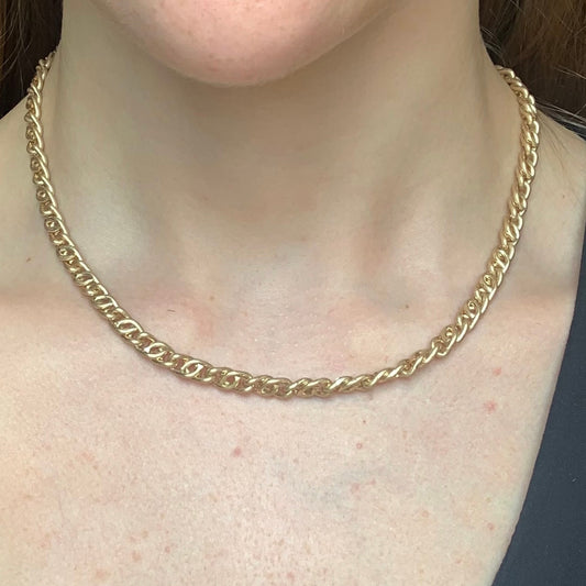 Simple Chain Link Necklace