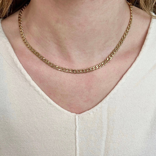 Luxe 15" Curb Chain Necklace