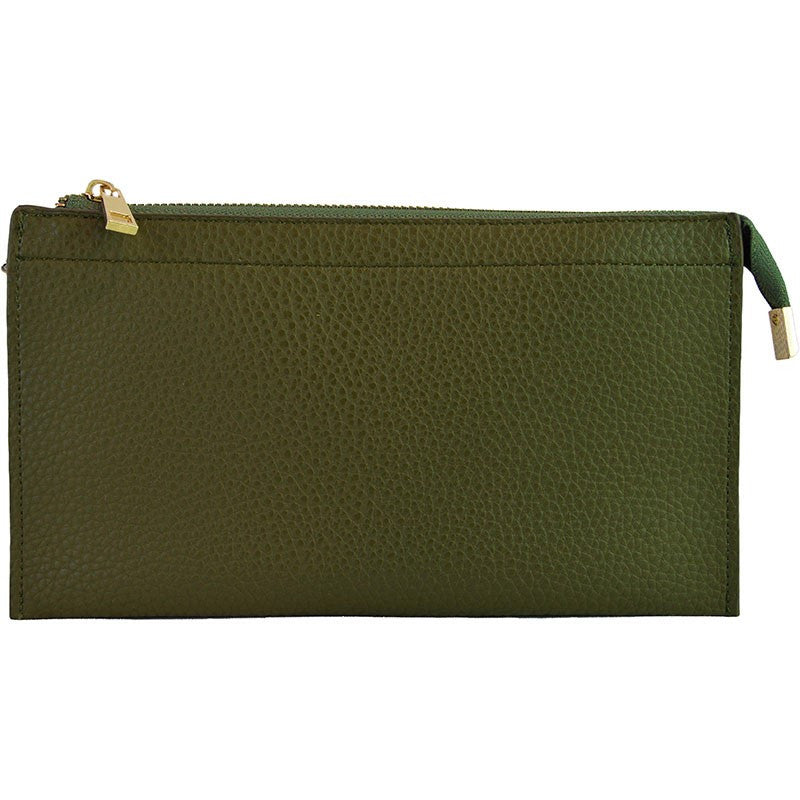 Perfect 3 Pocket Clutch Green