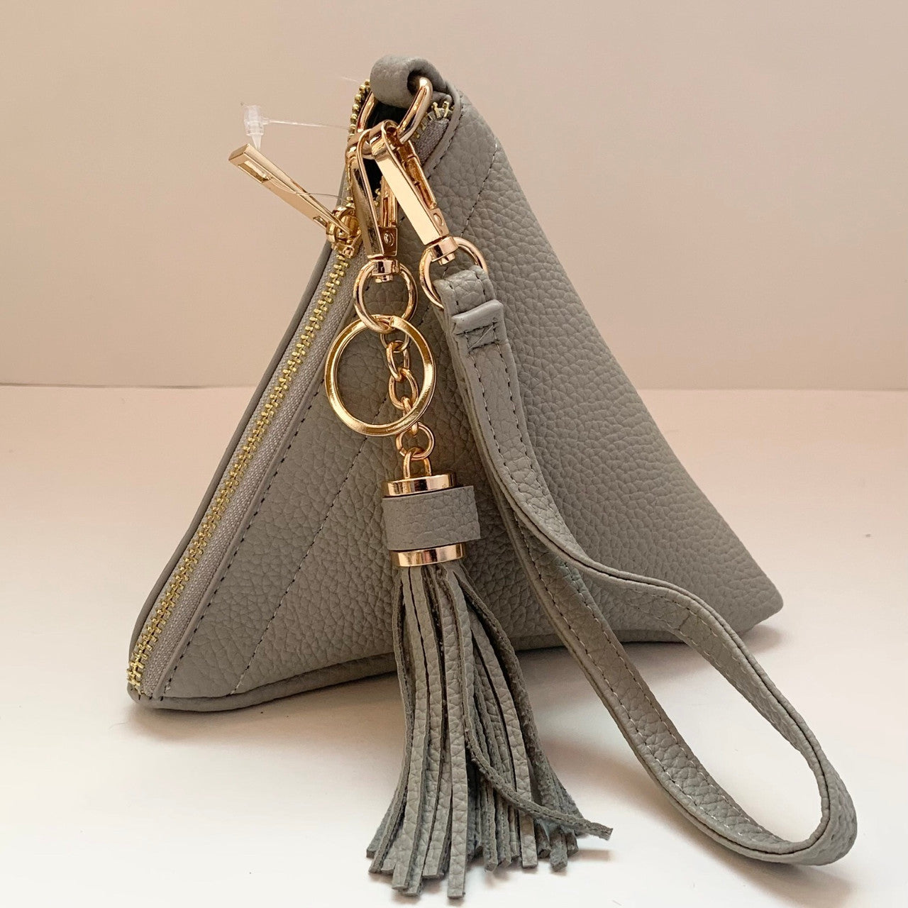 Triangle Mini Bag Light Grey