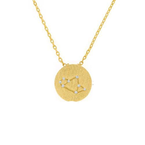 Sagittarius Symbol Necklace Gold