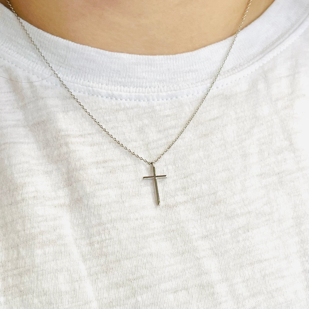 Silver Cross Necklace