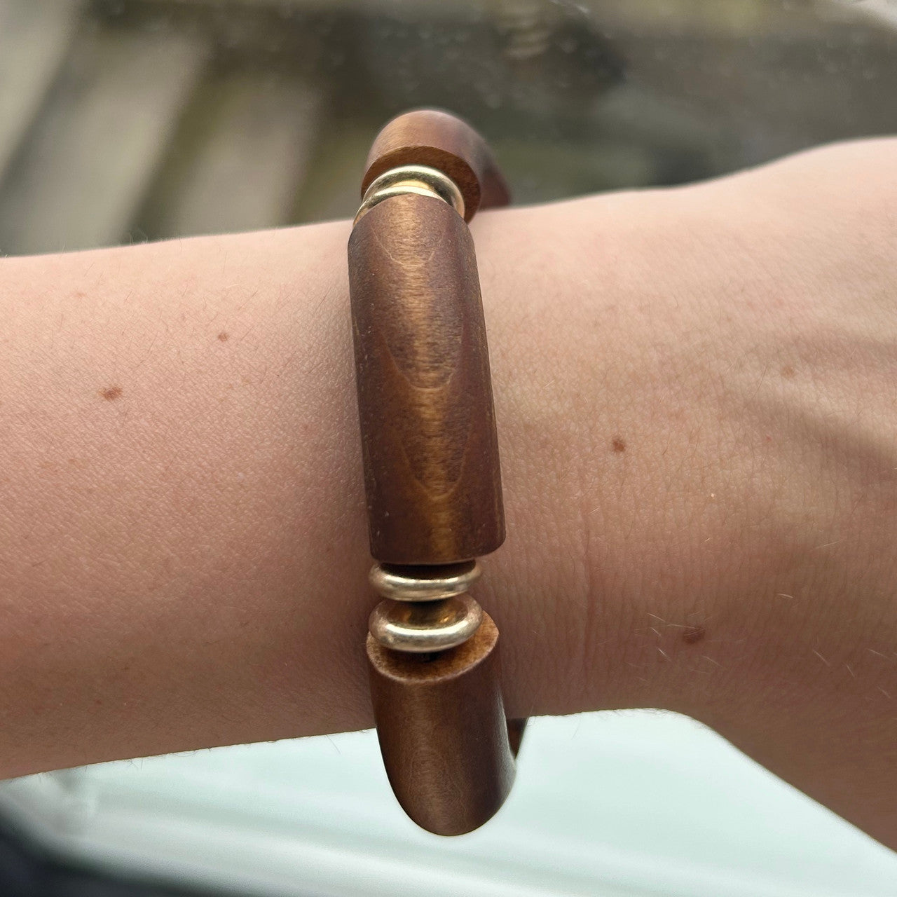 Dark Brown Wooden Bracelet