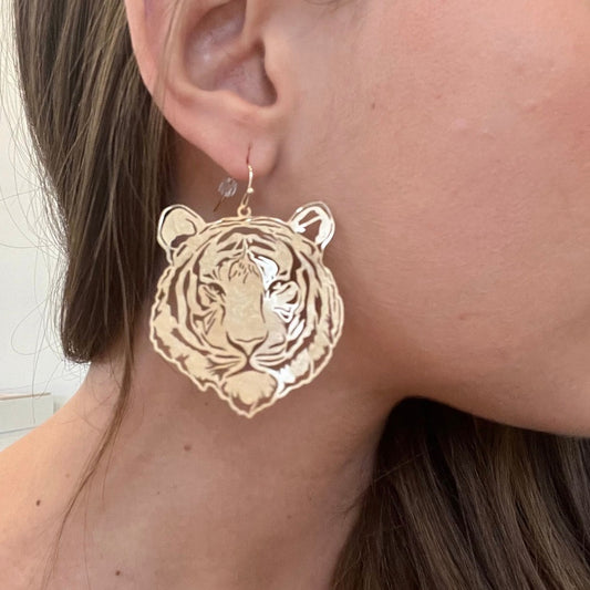 Tiger Earring